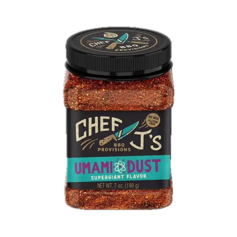Chef J‘s Bbq Provisions Umami Dust Bbq Rub 7 Oz Bottle