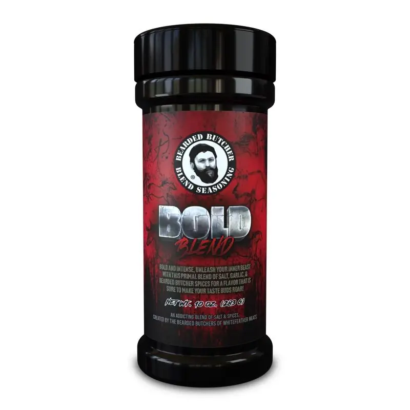 Bearded Butchers Bold Blend Seasoning Shaker Can 10 Oz