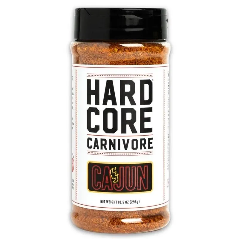Hardcore Carnivore Cajun BBQ Spice Blend – 10.5 oz Jar