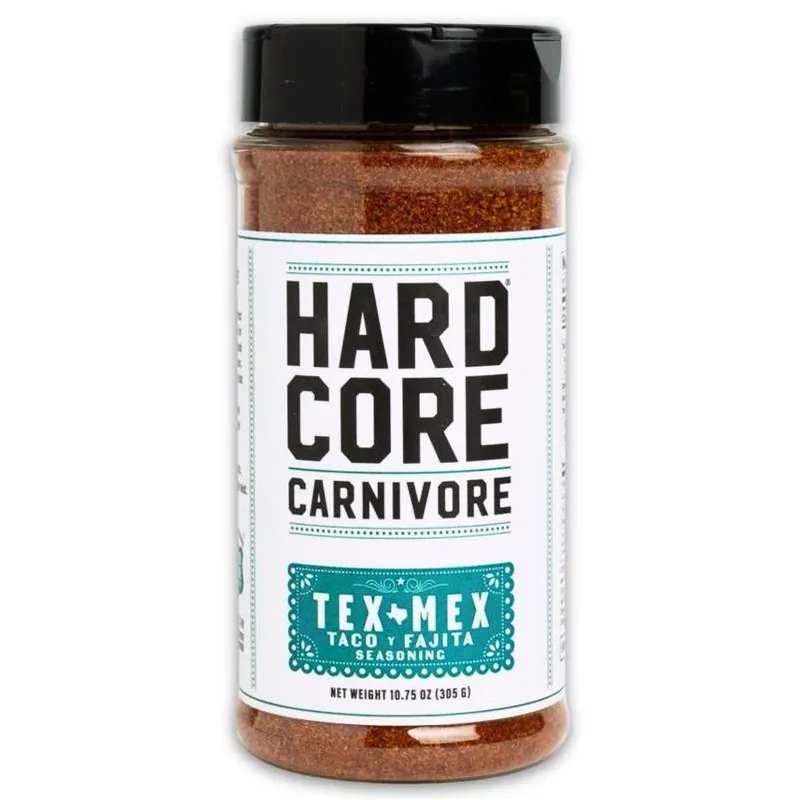 Hardcore Carnivore Tex‑Mex BBQ Rub – 10.75 oz Premium Grill Seasoning