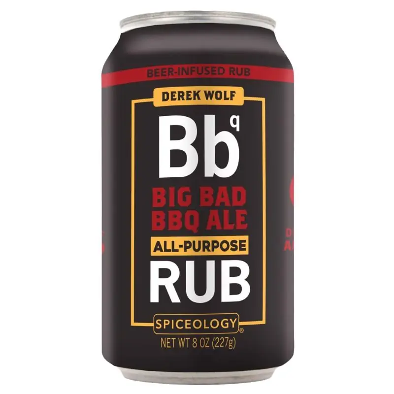 Big Bad Bbq Ale All-purpose Rub 8 Ounce Container