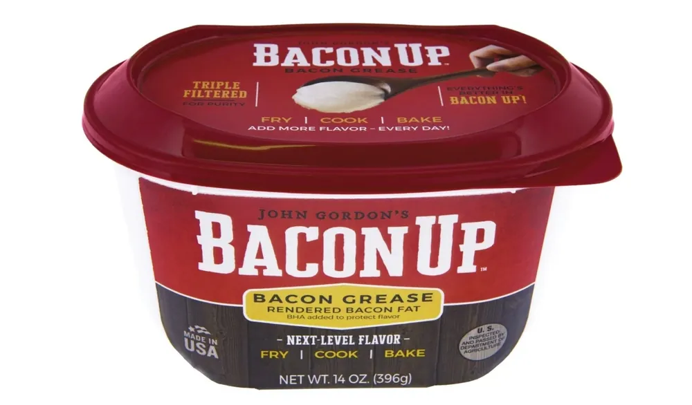 Bacon Up John Gordon‘s Bacon Grease 14 Oz Tub