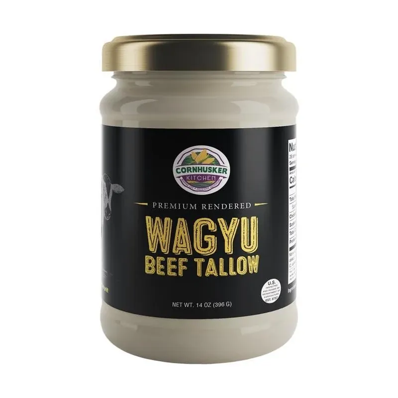 Cornhusker Kitchen Premium Wagyu Beef Tallow – 14 oz Jar