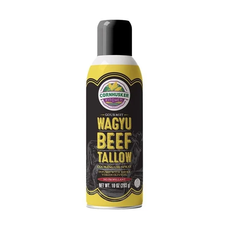 Cornhusker Kitchen Premium Wagyu Beef Tallow & Olive Oil Cooking Spray – 10 oz
