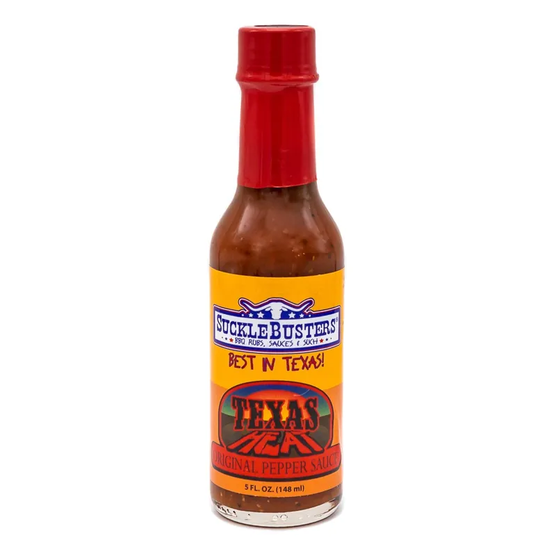Original Texas Heat Hot Sauce 5 Oz - Fiery Flavor And Heat