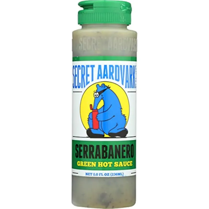 Serrabanero Green Hot Sauce 8 Oz - Spicy Flavor With Unique Blend