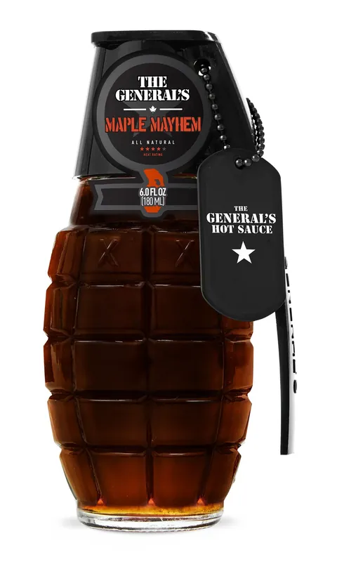 The General‘s Hot Sauce Maple Mayhem Sauce 6 Oz