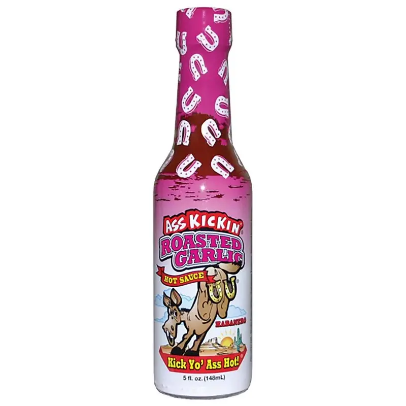 Ass Kickin‘ Roasted Garlic Hot Sauce 5 Oz Bottle - Model Ak732