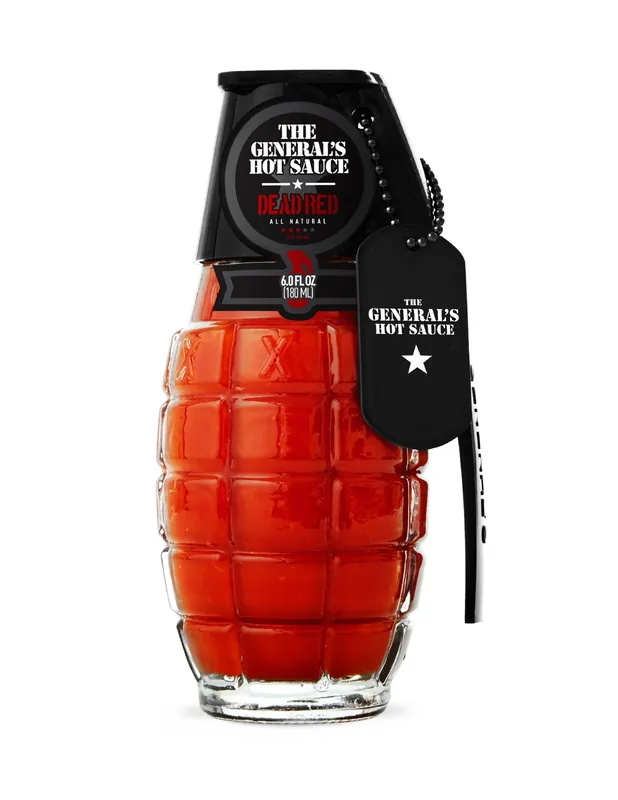 The General‘s Hot Sauce All Natural Dead Red Sauce 6 Oz