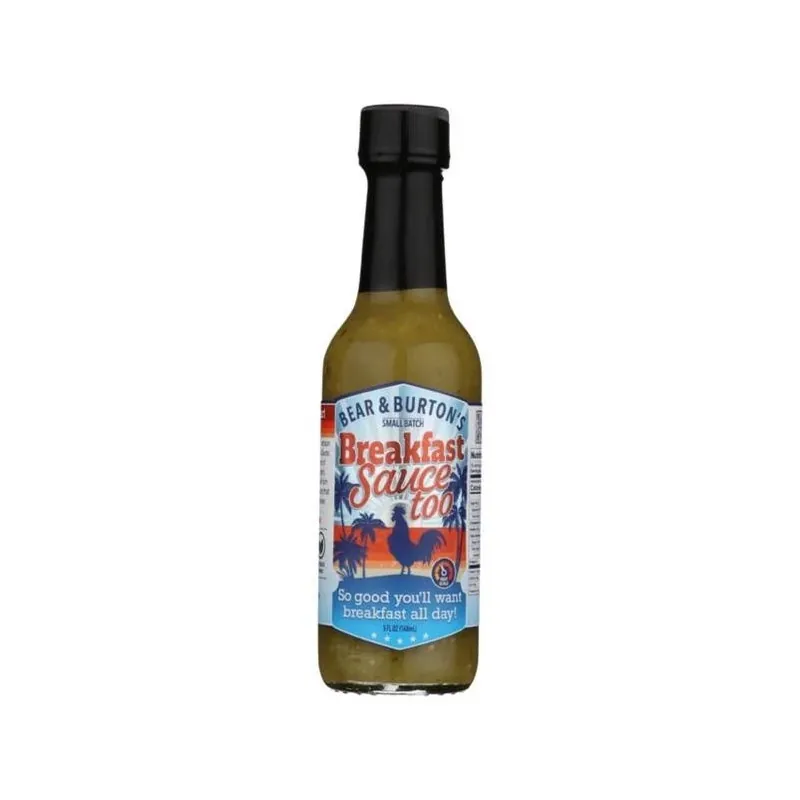 Bear & Burton‘s Breakfast Sauce Too Verde Hot Sauce – 5 Oz Spicy Verde Blend