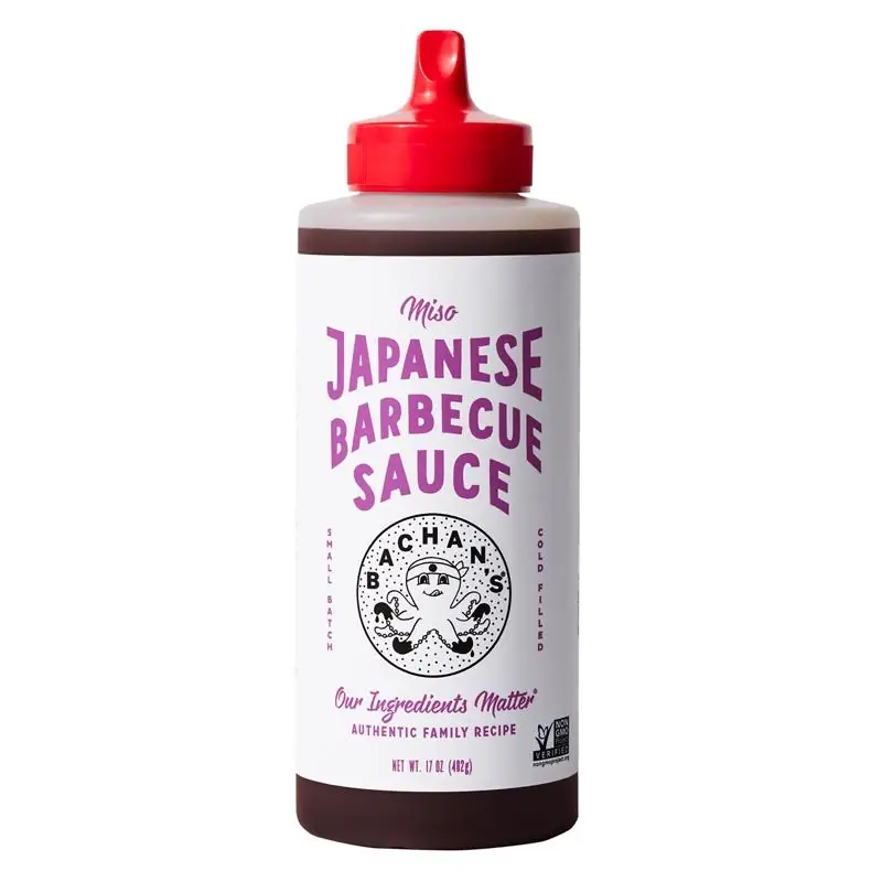 Miso Bbq Sauce 17 Ounce Bottle - Flavorful And Versatile Marinade