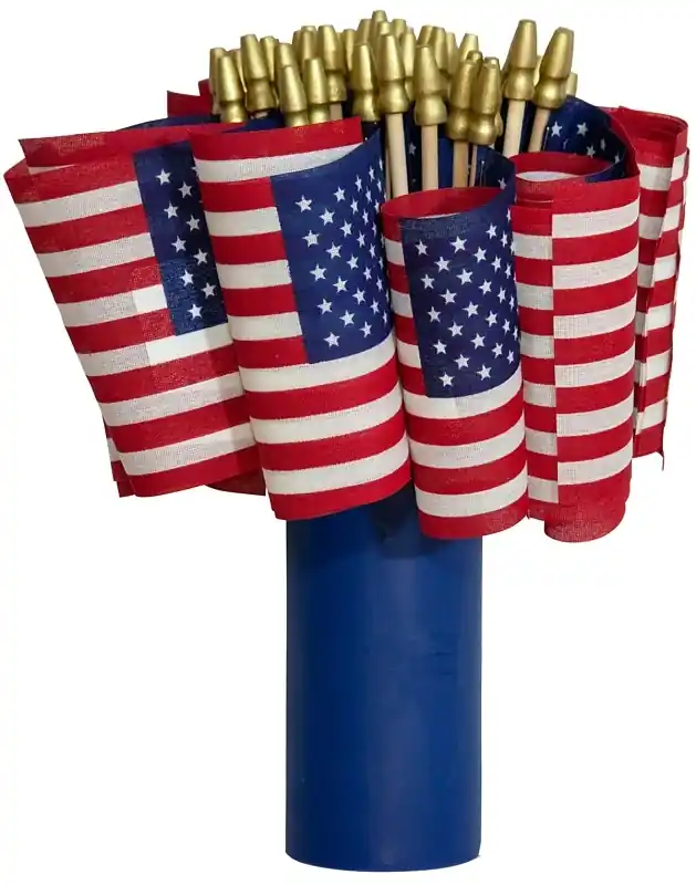 Valley Forge American Stick Flag 12 In. H X 18 In. W