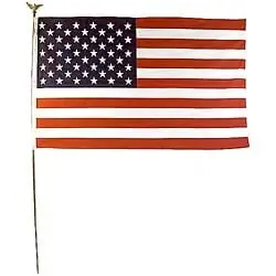 Valley Forge 3ft X 5ft Polycotton U.s. Flag Set With Steel Pole And Bracket