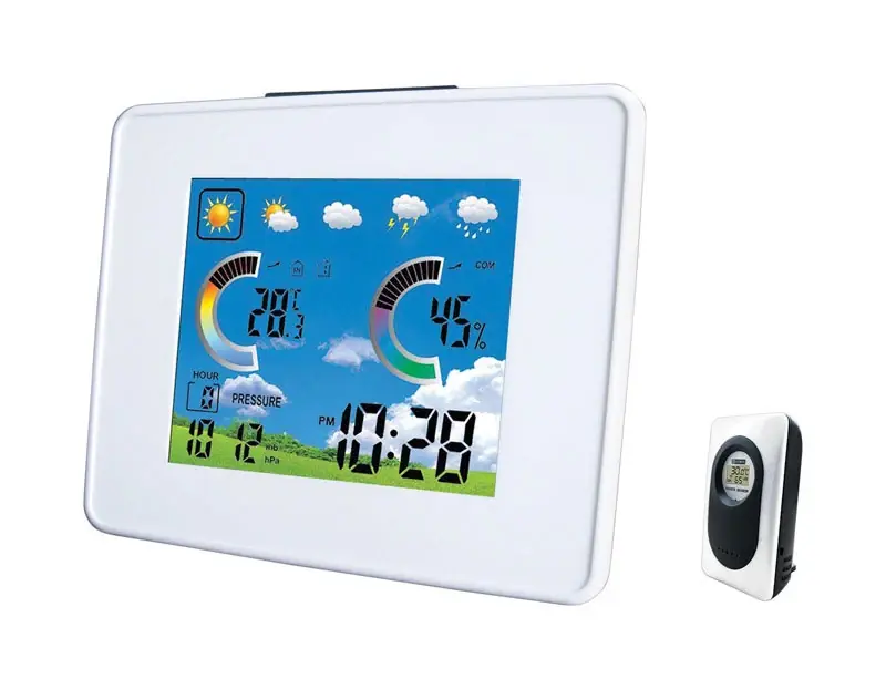 3-channel Weather Station With Barometer, Model 1513, Indoor/outdoor Use