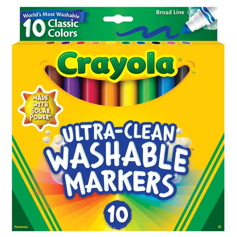 Crayola Color Max Assorted Broad Tip Markers 10 Pk