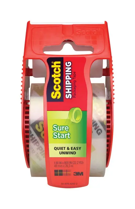 Scotch 1.88 In. W X 800 In. L Heavy Duty Packaging Tape With Dispenser