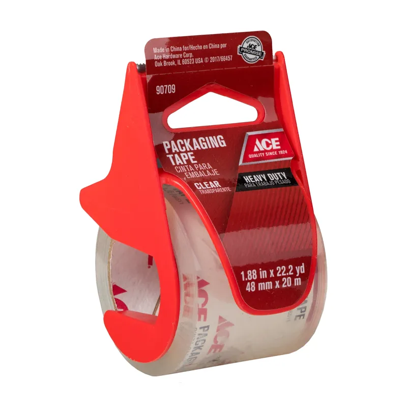 Ace 1.88 In. W X 22.2 Yd L Heavy Duty Clear Packaging Tape