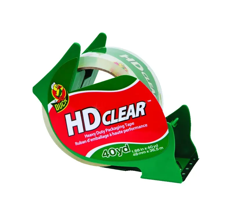Duck HD Clear 1.88 In. W X 40 Yd L Heavy-Duty Packaging Tape With Dispenser