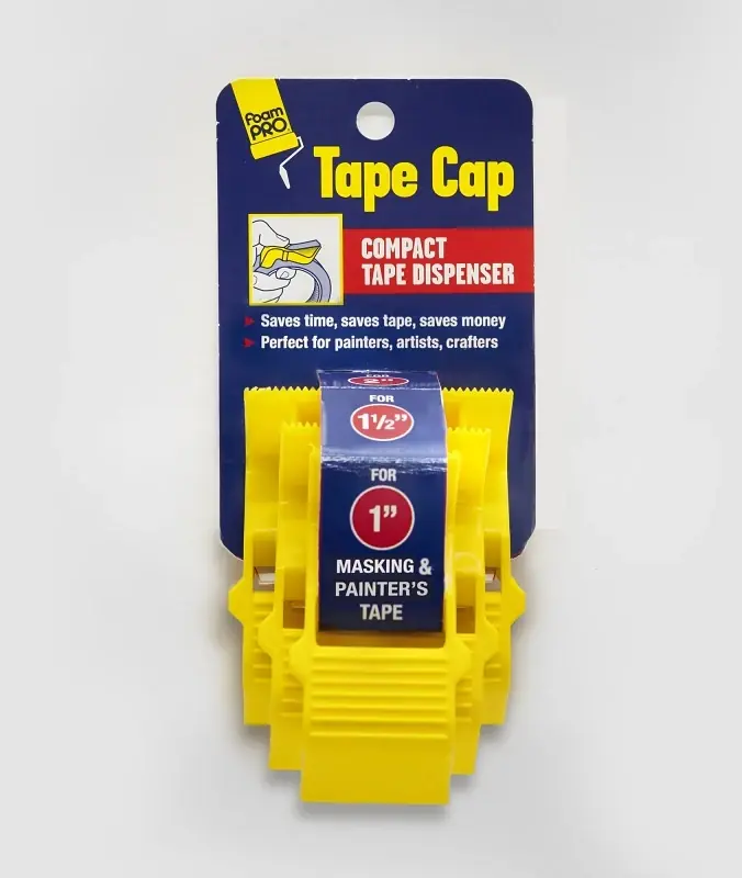 Foam Pro Tape Cap 1 And1.5 And 2 In. W Tape Dispenser 3 Pk