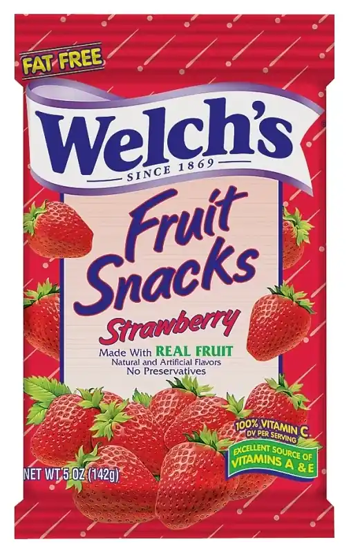 Welch‘s Fruit Snacks Strawberry - 5.0 Oz