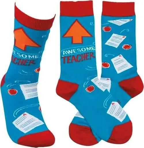 Primitives Socks - Awesome Teacher Design For Comfort And Style