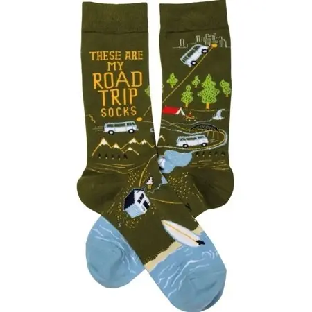 Travel-inspired Road Trip Socks For Comfortable Journeys