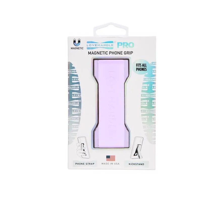 LoveHandle Lavender Magnetic Phone Grip – Universal Magnetic Cell Phone Holder