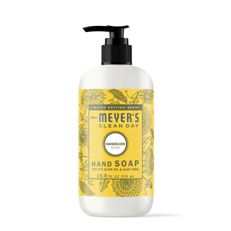 Mrs. Meyer‘s Clean Day Dandelion Liquid Hand Soap 12.5 Oz Bottle