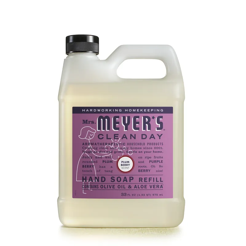 Mrs. Meyer‘s Clean Day Plum Berry Scent Hand Soap Refill 33 Oz