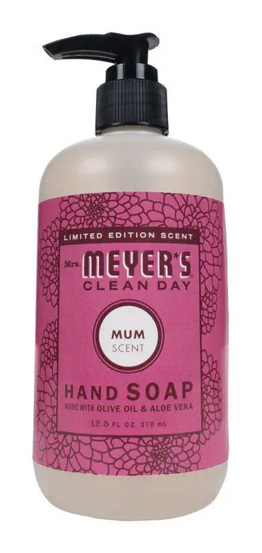 Liquid Hand Soap, Fall Seasonal Mum Scent , 12.5 Oz.
