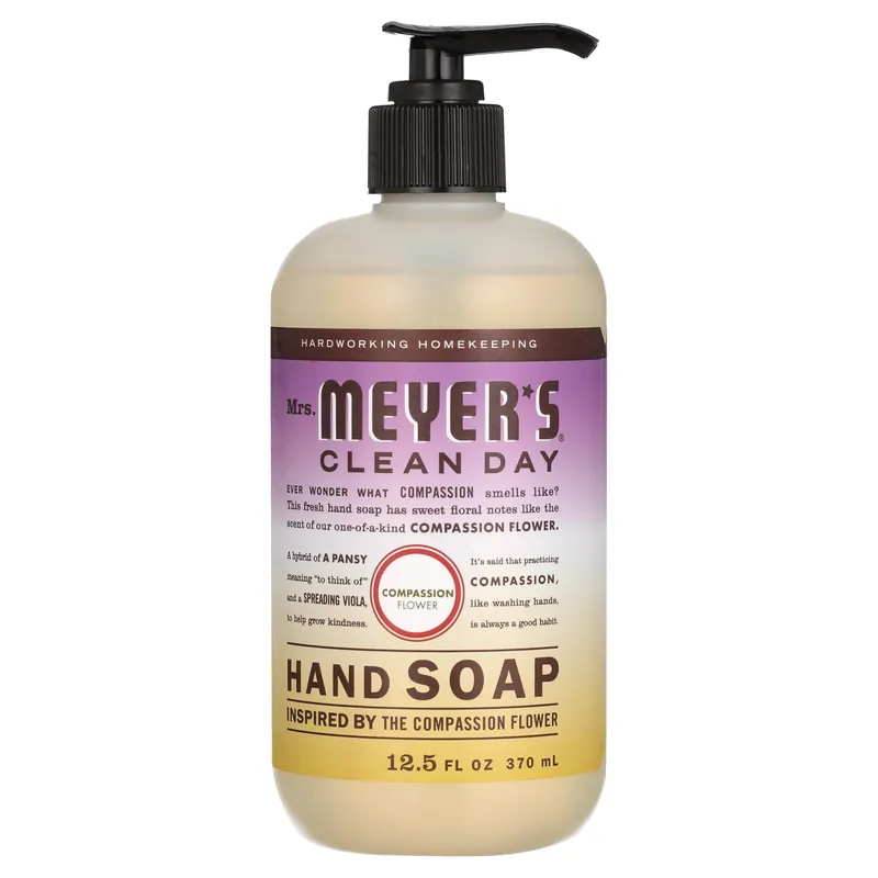 Mrs. Meyer‘s Clean Day Compassion Flower Scent Liquid Hand Soap 12.5 Oz