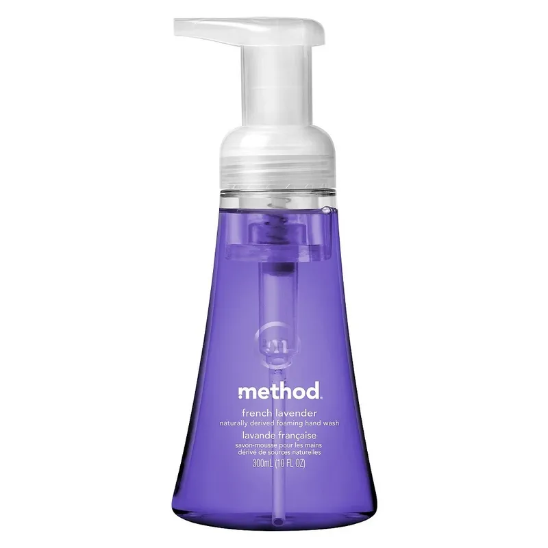 French Lavender Scent Foam Hand Wash 10 Oz Pump Dispenser