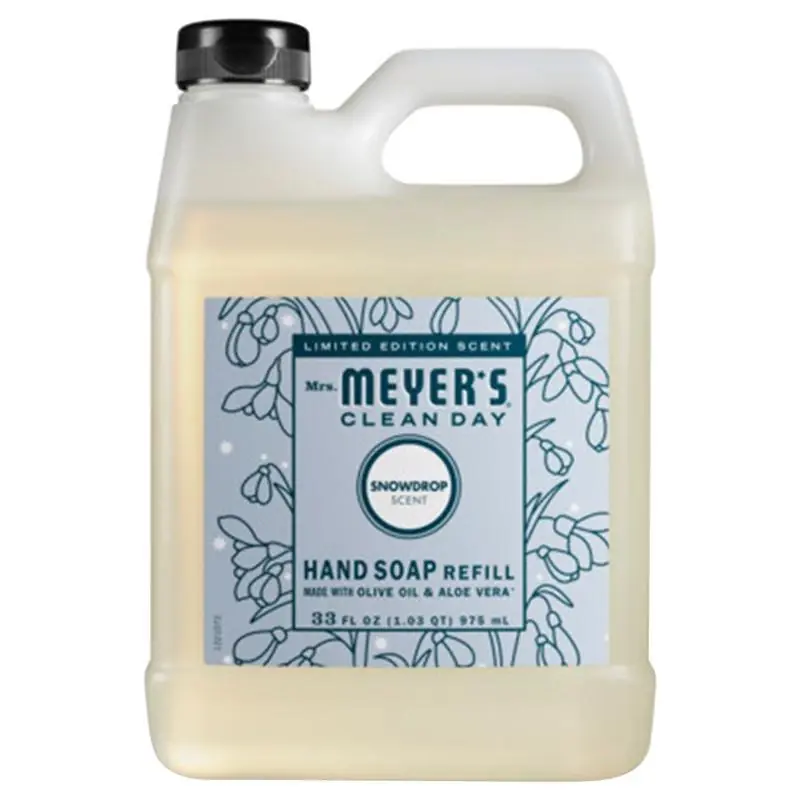 Mrs. Meyer‘s Clean Day Snowdrop Scent Hand Cleaner Refill 33 Fl. Oz.