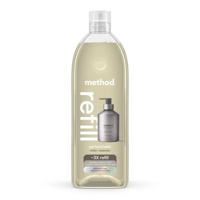 Eco‑Friendly Violet & Lavender Hand Wash Refill – 34 oz Sustainable Packaging