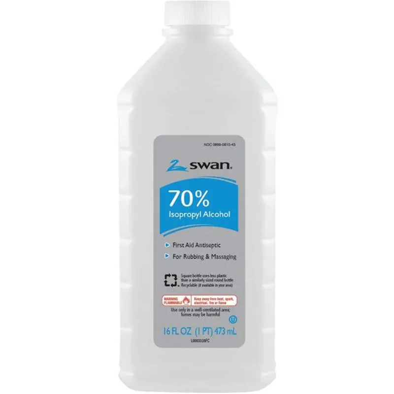 Swan 70% Isopropyl Rubbing Alcohol 16 Oz 1 Pk