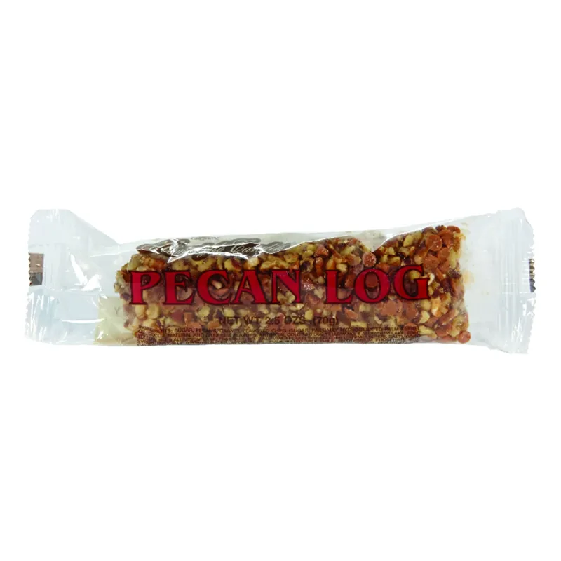 2.5 Oz. Pecan & Caramel Log Candy Bar