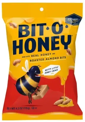 Bit-o-honey Almond And Honey Candy 4.2 Oz - Nostalgic Treat