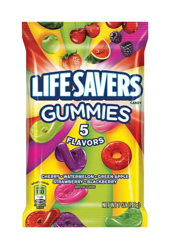 Life Savers Assorted Gummi Candy 7 Oz