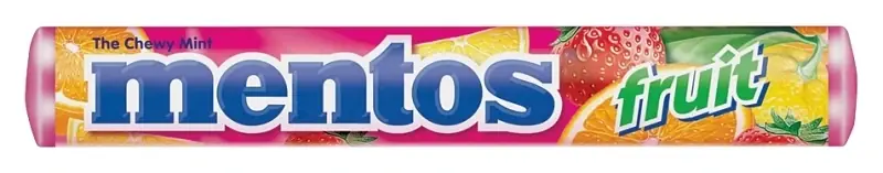 Mentos Mixed Fruit Chewy Candy 1.32 Oz