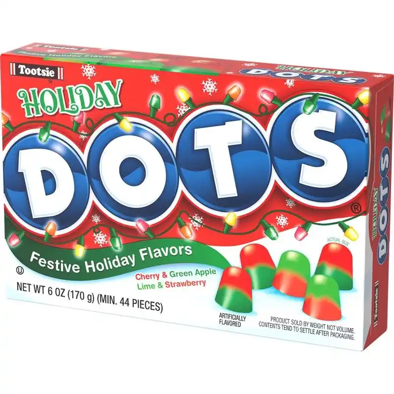 Christmas Cherry, Lime & Vanilla Gumdrops 6 Ounce Container