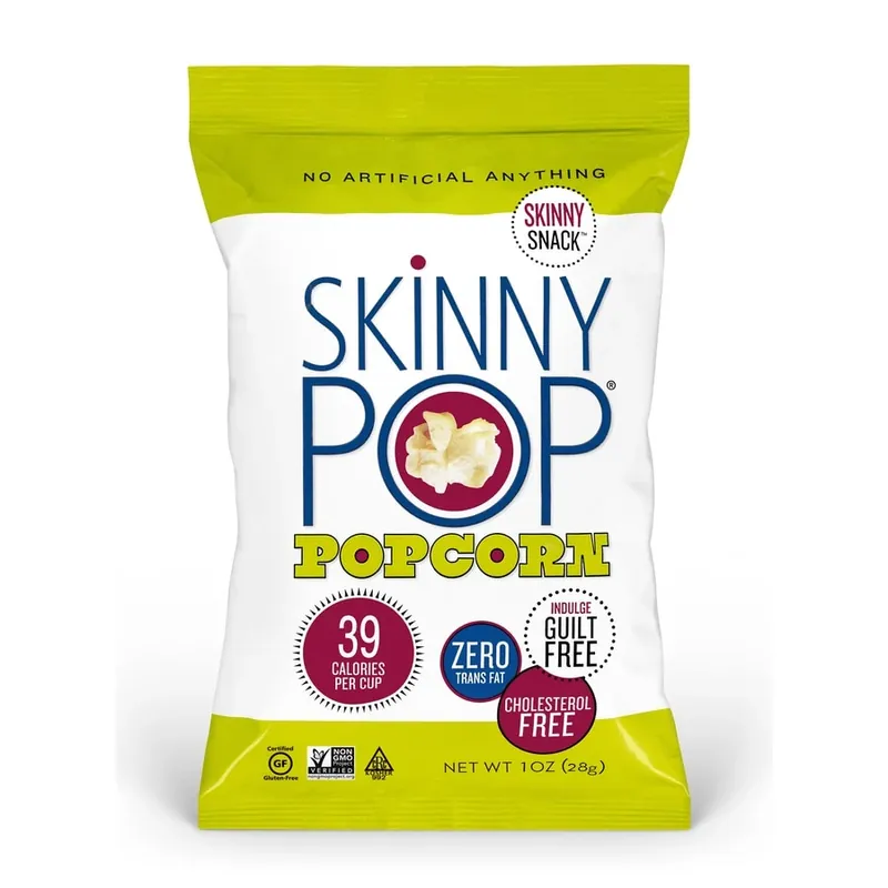 SkinnyPop Skinny Snack Original Popcorn 1 Oz Bagged