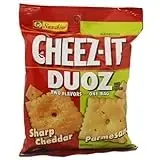 Duoz Sharp Cheddar & Parmesan Snack 4.3 Oz Bag