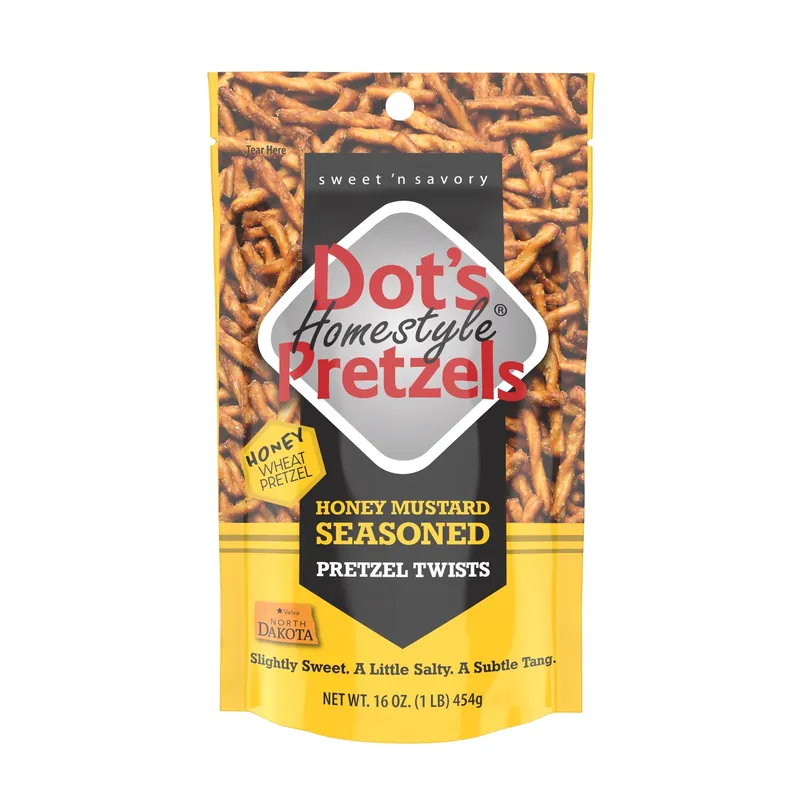 Dot‘s Homestyle Honey Mustard Pretzels 16 Oz Bagged