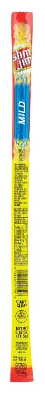 Slim Jim Mild Jerky 0.97 Oz Tube Bag