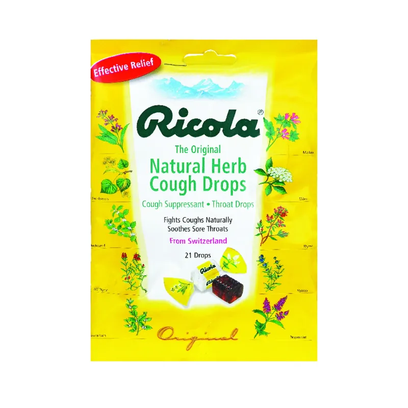 Ricola Throat Lozenge 21 Ct 21 Pk