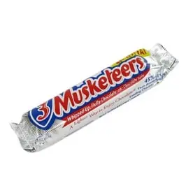 Three Musketeers Candy Bar 2.13 Oz - Delicious Chocolate Treat