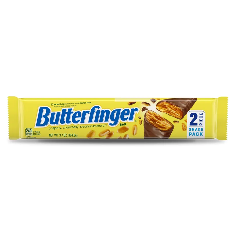 Nestle Butterfinger Peanut Candy Bar 3.7 Oz