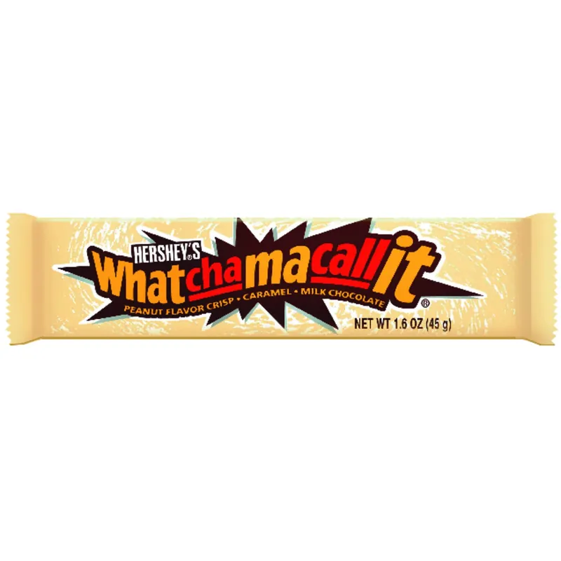 Hershey‘s Whatchamacallit Peanut, Caramel, Milk Chocolate Candy Bar 1.6 Oz