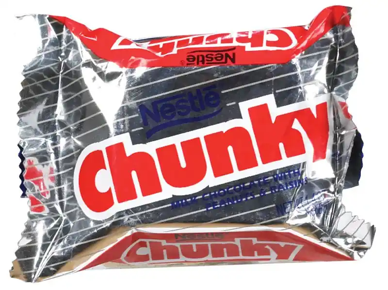 Nestle Chunky Chocolate/Peanut/Raisins Candy Bar 1.4 Oz
