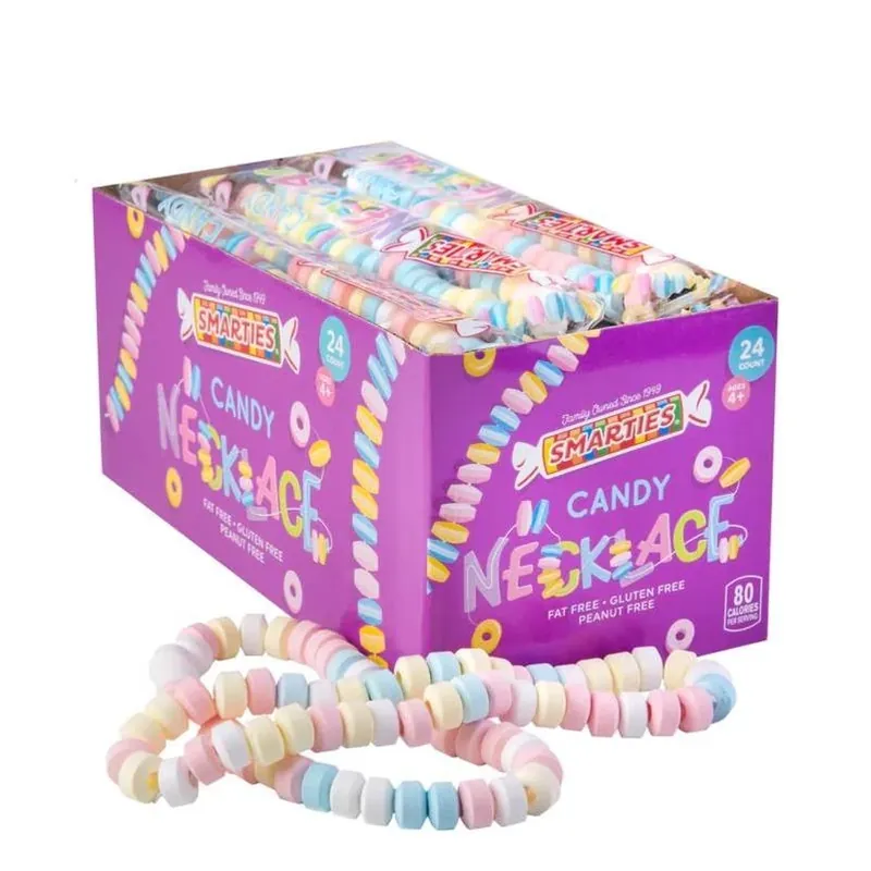 Smarties Fruity Candy Necklace 1 Ct